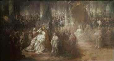 Carl Gustaf Pilo The coronation of Gustaf III, in the collection of the National Museum china oil painting image